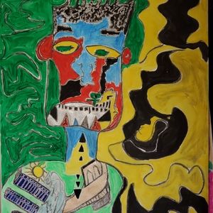 Painting size 12"×18"